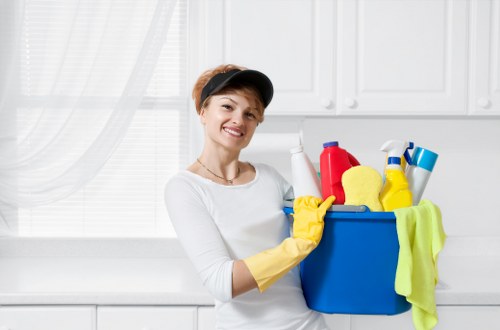 Deep cleaning of tile and grout flooring in Kensington