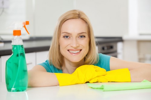 Carpet cleaning equipment and prepared room for service terms page