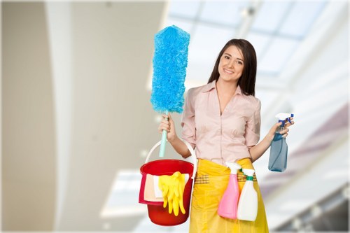 Professional domestic cleaning in Kensington home interior