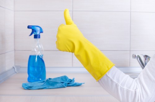Deep cleaning services in Kensington focusing on kitchens and bathrooms